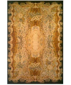 Multi colored woold rug