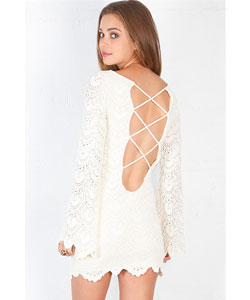 Spanish Priscilla Lace Mini Dress