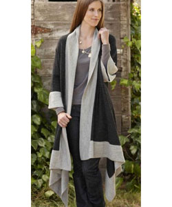 Arzé Baby Alpaca Charcoal Duster