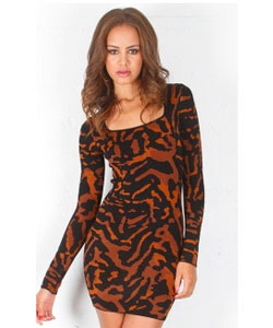 Abstract Animal Callie Dress