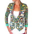 Bambara Shawl Collar Blazer in New Jacobean