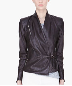 Black Thin Leather Jacket