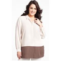 michel studio color block blouse.Bamboo.16