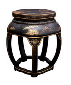 Blossom Black Stool