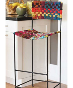 Vibrant colored barstool