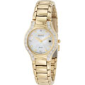 Citizen EW0972-55D Women's Silhouette Diamond Eco Drive Gold Tone Watch