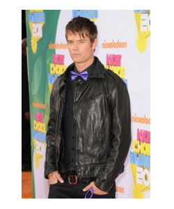 Garment Washed Leather Motorcycle Jacket
