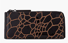 Giraffe Print Patent Leather Wallet