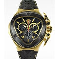 Black and Gold Spyder Stainless Steel Men's Watch