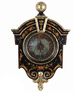 Hand Painted Floral Bouquet Wall Clock