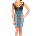 Insertion Dress in Dove
