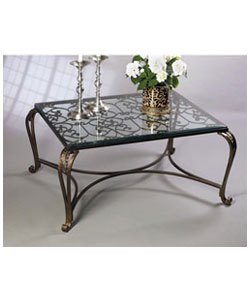 Bronze Acanthus Leaf Coffee Table