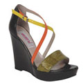 Mauri - 7560 (Women's) - Orange/Khaki/Sherbert Crocodile/Suede
