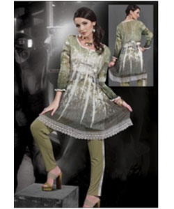 Printed Chiffon Tunic by Love The Queen