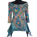 Peacock Sequin Top