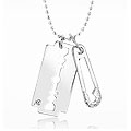 Razor Pendant Necklace