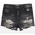 Pop Rock Retro High Waist Jean Short