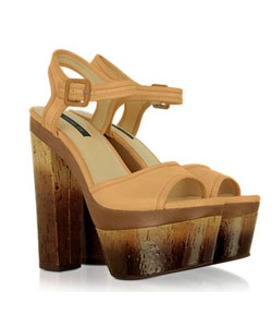 Leather Platform Sandal