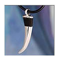 Men's sterling silver necklace, 'Jaguar Talisman' (Mexico)