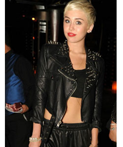 Simone Leather Jacket with Studs