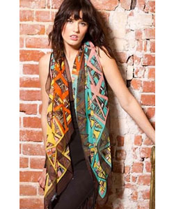 Lauren Moshi Victoria Tribal Scarf