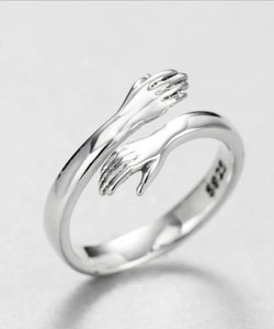 Give You A Warm Hug Lover Finger Ring
