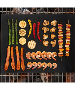 Classic Cuisine Non-Stick Reusable BBQ Grill Mat - Set of 2 Gift