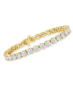 19.00 ct. t.w. Diamond Tennis Bracelet in 14kt Yellow Gold