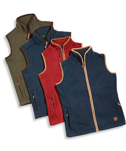 The Gentleman's Oxford Trimmed Fleece Vest