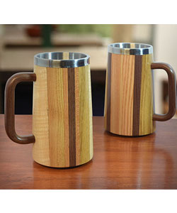 Mixed Hardwood Tankard Mug